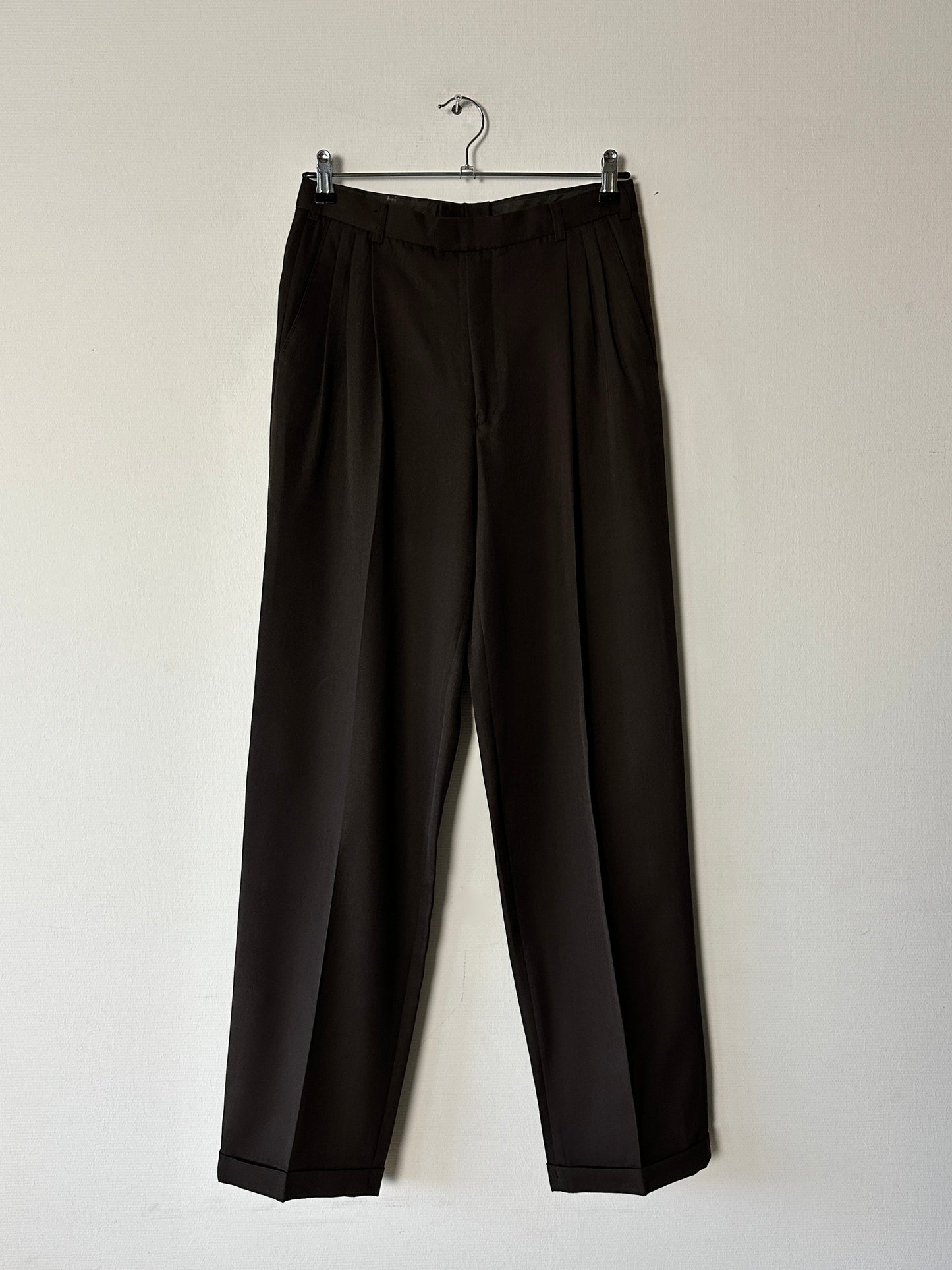 Tailored trousers | Dark brown