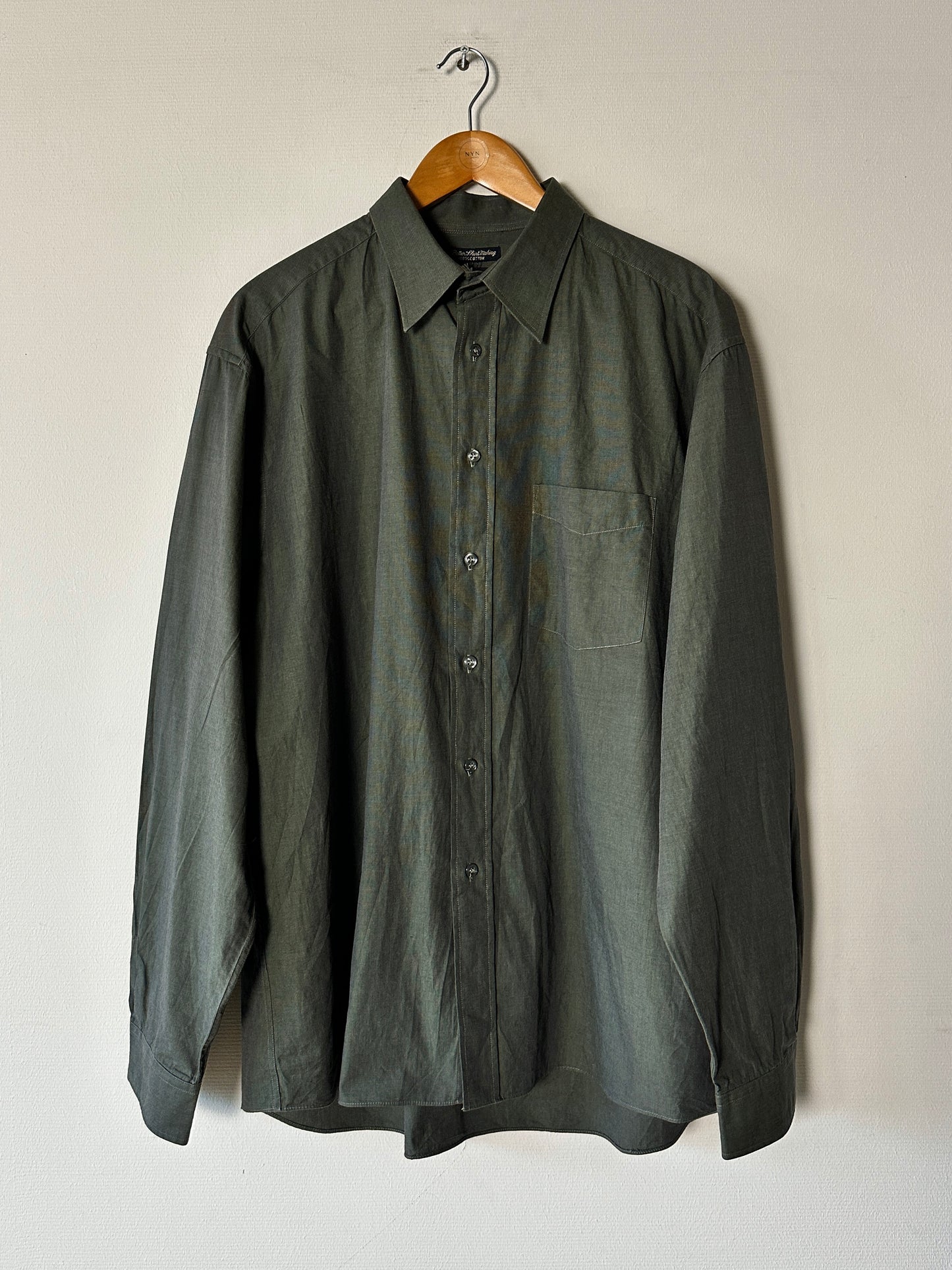 Cotton shirt | Forest green